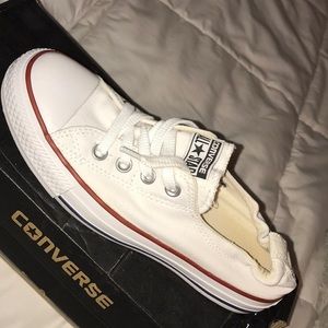 White slip on converse